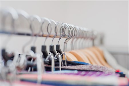 Clothes Hangers Stock Photo - Premium Royalty-Free, Code: 600-02519139