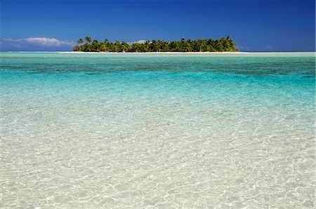 Maina Island, Aitutaki Lagoon, Aitutaki, Cook Islands Foto de stock - Sin royalties Premium, Código: 600-02590631