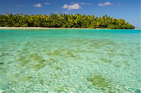 superficiel - Aitutaki Lagoon, Aitutaki, Cook Islands Photographie de stock - Premium Libres de Droits, Code: 600-02590644