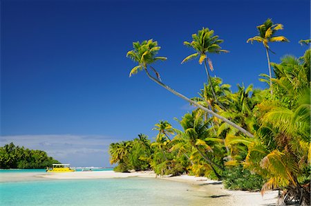 Bateau sur la plage, One Foot Island, Aitutaki Lagoon, Aitutaki, îles Cook Photographie de stock - Premium Libres de Droits, Code: 600-02590642