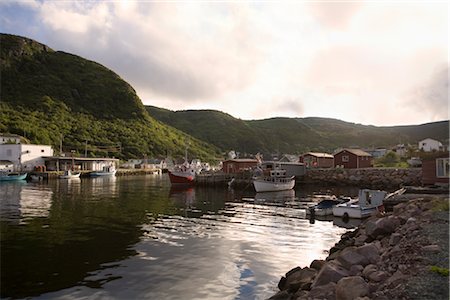 east coast fishing villages - Petty Harbour, Newfoundland, Canada Stock Photo - Premium Royalty-Free, Code: 600-02593849