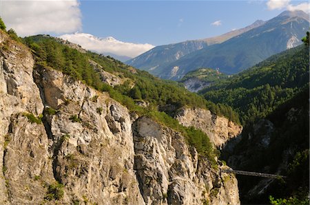 simsearch:700-02593953,k - Overview of Gorge, Rhone-Alpes, France Stock Photo - Premium Royalty-Free, Code: 600-02593864