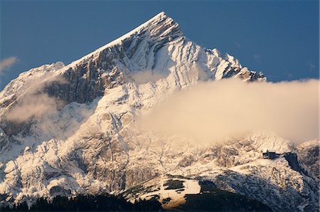 Mountain Summit, Alpspitze, Garmisch-Partenkirchen, Bavaria, Germany Foto de stock - Royalty Free Premium, Número: 600-02593885