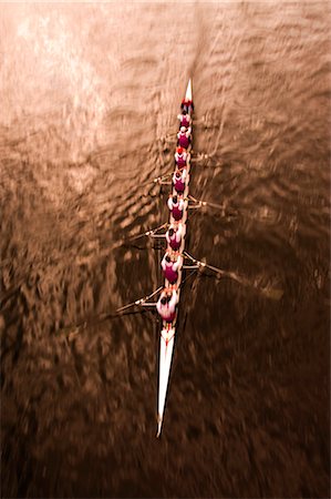 rowing team on water - Head of the Trent Regatta on the Trent Canal, Peterborough, Ontario, Canada Stock Photo - Premium Royalty-Free, Code: 600-02620656