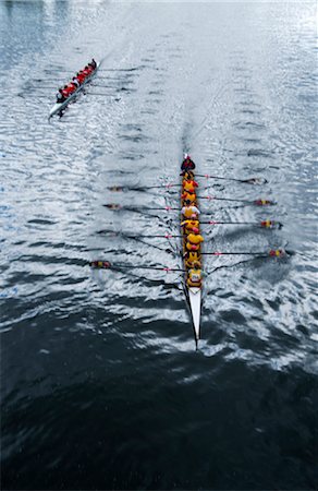 regata - Head of the Trent Regatta on the Trent Canal, Peterborough, Ontario, Canada Foto de stock - Sin royalties Premium, Código: 600-02620657