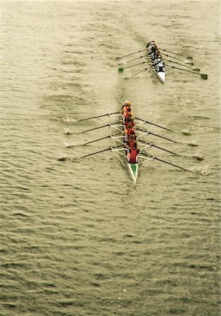 rowing team on water - Head of the Trent Regatta on the Trent Canal, Peterborough, Ontario, Canada Stock Photo - Premium Royalty-Free, Code: 600-02620660