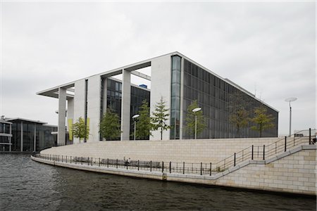 Bundestag and Spree River, Berlin, Germany Foto de stock - Sin royalties Premium, Código: 600-02637309