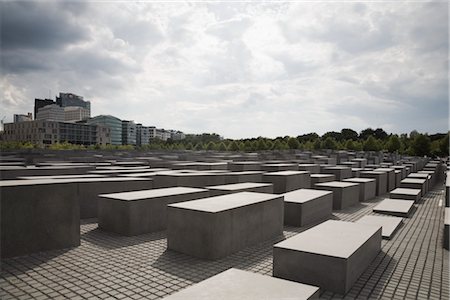 Memorial to the Murdered Jews of Europe, Berlin, Germany Foto de stock - Sin royalties Premium, Código: 600-02637313