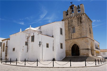 Faro Cathedral, Faro, Portugal Foto de stock - Sin royalties Premium, Código: 600-02638108