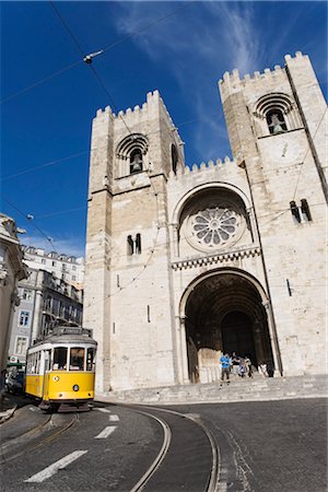 simsearch:841-03062128,k - Cathédrale de Lisbonne, Lisbonne, Portugal Photographie de stock - Premium Libres de Droits, Code: 600-02638136
