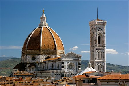 dôme (cathédrale) - Duomo, Florence, Toscane, Italie Photographie de stock - Premium Libres de Droits, Code: 600-02633393