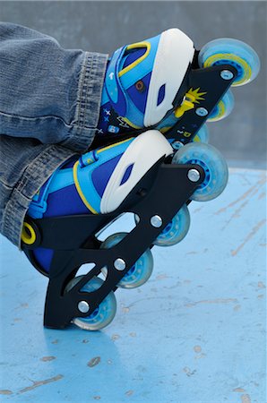 rollerblades - Close-Up of Roller Blades Stock Photo - Premium Royalty-Free, Code: 600-02659568