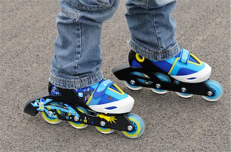 sports and in line skating - Close-Up of Roller Blades Stock Photo - Premium Royalty-Free, Code: 600-02659569