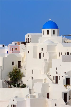 simsearch:600-07802720,k - Church, Oia, Santorini, Cyclades Islands, Greece Foto de stock - Sin royalties Premium, Código: 600-02659665