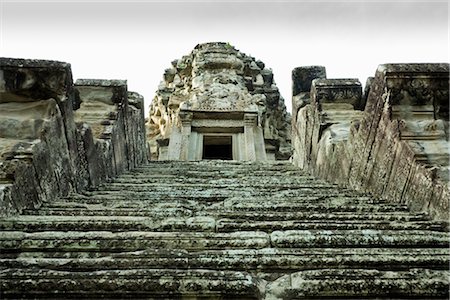 Angkor Wat, Angkor, Cambodge Photographie de stock - Premium Libres de Droits, Code: 600-02669467