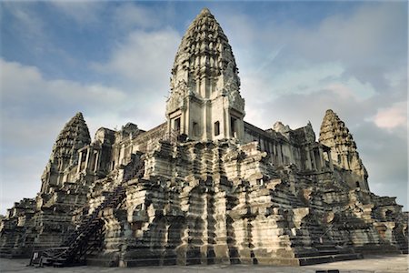 Angkor Wat, Angkor, Cambodia Foto de stock - Sin royalties Premium, Código: 600-02669468