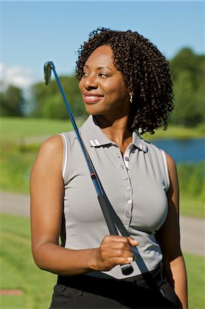 Portrait of Golfer, Burlington, Ontario, Canada Stock Photo - Premium Royalty-Free, Code: 600-02670428