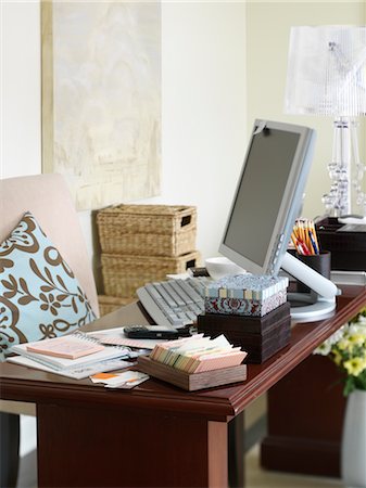 desktop - Home Office Stock Photo - Premium Royalty-Free, Code: 600-02670563