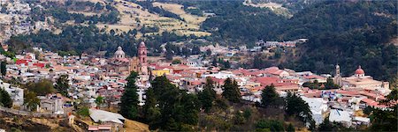 simsearch:600-02694346,k - Vue d'ensemble du Santuario de la Virgen del Carmen église, Tlalpujahua, Michoacan, Mexique Photographie de stock - Premium Libres de Droits, Code: 600-02694323