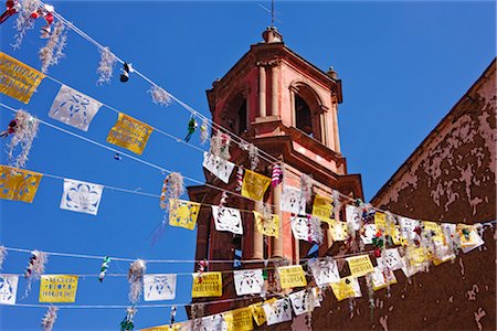 Église de San Pedro, Tzurumutaro, Michoacan, Mexique Photographie de stock - Premium Libres de Droits, Code: 600-02694339