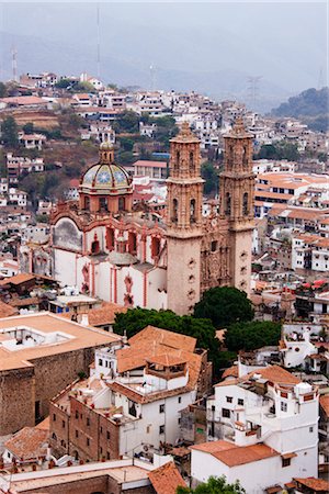 simsearch:600-02694346,k - Église de Santa Prisca, Taxco, Guerrero, Mexique Photographie de stock - Premium Libres de Droits, Code: 600-02694346