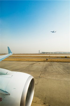 plane taking off - Beijing Capital International Airport, Beijing, China Stock Photo - Premium Royalty-Free, Code: 600-02694418