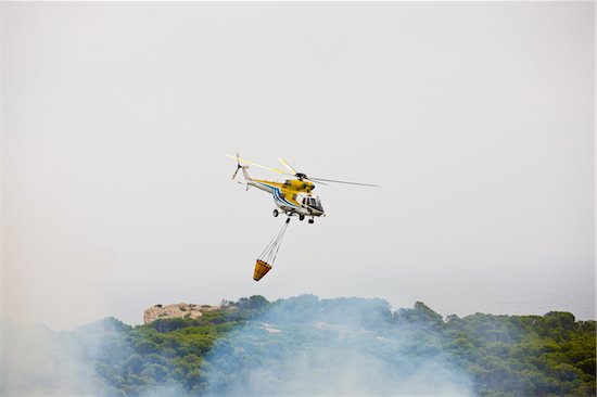 Helicopter Over Cala Ratjada, Capdepera, Mallorca, Spain Stock Photo - Premium Royalty-Free, Artist: Norbert Schäfer, Image code: 600-02691500