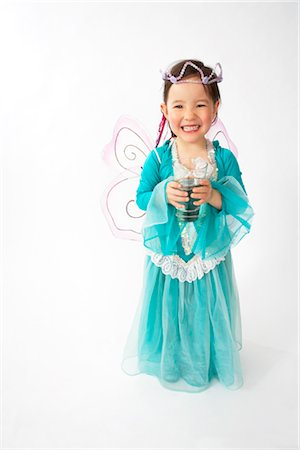 ferien - Girl Dressed as Fairy Stock Photo - Premium Royalty-Free, Code: 600-02693677