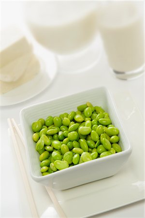 Nature morte de produits contenant du soja Photographie de stock - Premium Libres de Droits, Code: 600-02701386