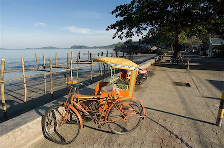 filipino rickshaw - Catbalogan, Samar Province, Visayas, Philippines Stock Photo - Premium Royalty-Free, Code: 600-02738376