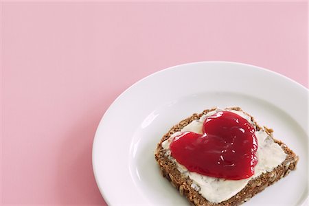 Still Life of Bread with Jam Foto de stock - Sin royalties Premium, Código: 600-02756818