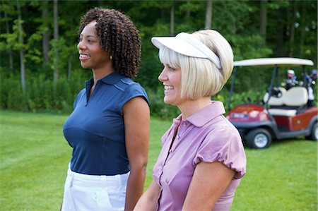 senior women golfers - Women on Golf Course Stock Photo - Premium Royalty-Free, Code: 600-02751511