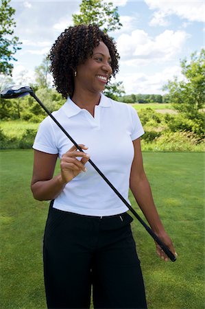 Portrait of Golfer Stock Photo - Premium Royalty-Free, Code: 600-02751524