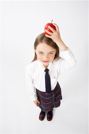 Girl in School Uniform Stock Photo - Premium Royalty-Free, Code: 600-02786890