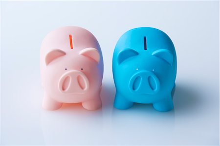 piggy bank - Piggy Banks Stock Photo - Premium Royalty-Free, Code: 600-02797967