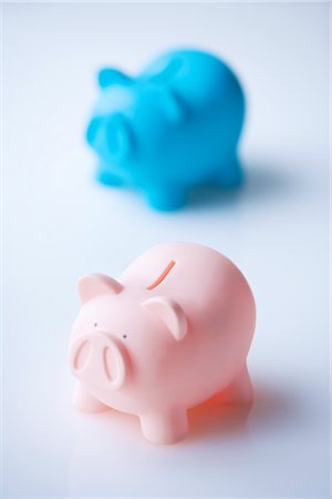 financial gain - Piggy Banks Stock Photo - Premium Royalty-Free, Code: 600-02797971