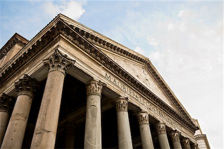 Pantheon, Rome, Latium, Italy Foto de stock - Sin royalties Premium, Código: 600-02828574