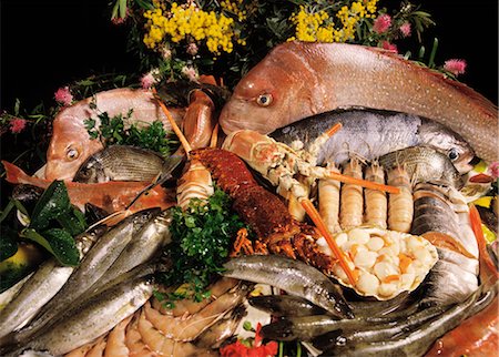 Seafood Platter Foto de stock - Royalty Free Premium, Número: 600-02885941