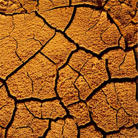 Dry Cracked Red Earth Stock Photo - Premium Royalty-Free, Code: 600-02886346