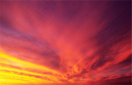 sky cloud sky only - Coucher de soleil Photographie de stock - Premium Libres de Droits, Code: 600-02886405