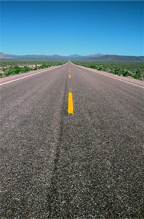 desert highways - Country Highway, Nevada, USA Stock Photo - Premium Royalty-Free, Code: 600-02886419