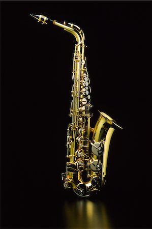 saxophone instrument - Saxophone Stock Photo - Premium Royalty-Free, Code: 600-02886437