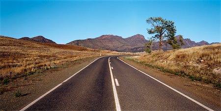 parc national flinders ranges - Autoroute, Flinders Ranges, Australie Photographie de stock - Premium Libres de Droits, Code: 600-02886448