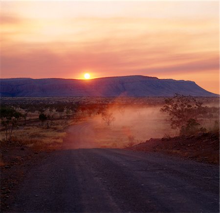 Country Road, Australian Outback, Australia Foto de stock - Sin royalties Premium, Código: 600-02886536