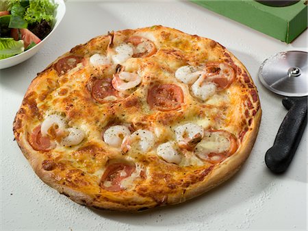 Pizza Stock Photo - Premium Royalty-Free, Code: 600-02886722