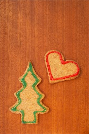 Christmas Tree Cookie Stock Photo - Premium Royalty-Free, Code: 600-02887514