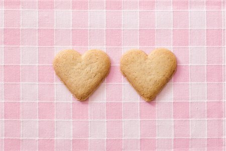 sweet heart shape - Heart-shaped Cookies Stock Photo - Premium Royalty-Free, Code: 600-02903811