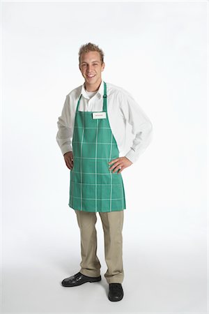 supermarket uniform - Portrait of Grocery Clerk Stock Photo - Premium Royalty-Free, Code: 600-02912442