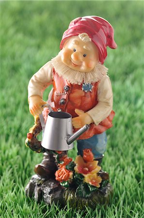 figurilla - Garden Gnome Foto de stock - Sin royalties Premium, Código: 600-02912549