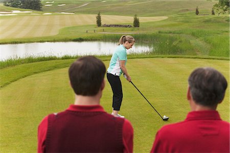 exclusive (private) - People Playing Golf Stock Photo - Premium Royalty-Free, Code: 600-02912918